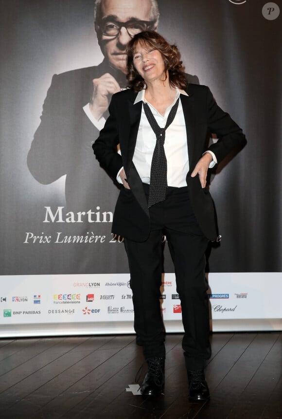 Jane Birkin - Photocall de la cérémonie de remise du prix Lumière à Martin Scorsese lors du festival Lumière 2015 (Grand Lyon Film Festival) à Lyon. Le 16 octobre 2015