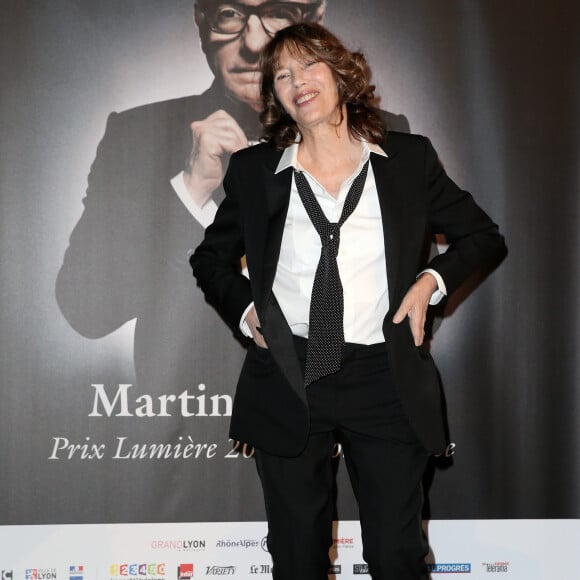 Jane Birkin - Photocall de la cérémonie de remise du prix Lumière à Martin Scorsese lors du festival Lumière 2015 (Grand Lyon Film Festival) à Lyon. Le 16 octobre 2015