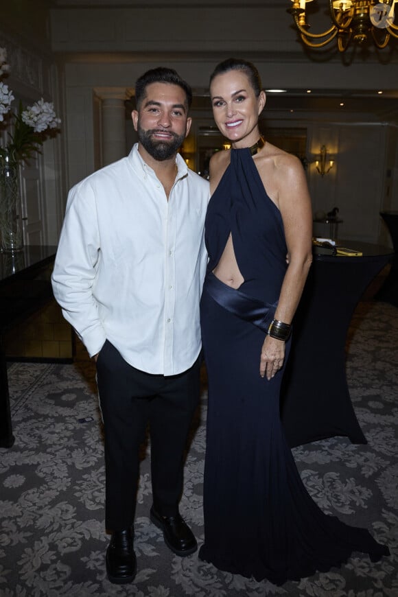 Exclusif - Laeticia Hallyday et Kendji Girac - 12ème édition de la soirée Global Gift Gala à l'hôtel Four Seasons George V à Paris le 5 octobre 2024.