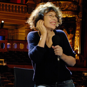 Exclusif - Jane Birkin en concert "Jane Birkin chante Serge Gainsbourg via Japan" a l'opera Garnier de Monte-Carlo le 09/02/2013. 