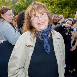 Jane Birkin au défilé Acne Studios Collection Femme Prêt-à-porter Printemps/Eté 2023 lors de la Fashion Week de Paris, France, le 28 septembre 2022. © Veeren-Clovis/Bestimage 