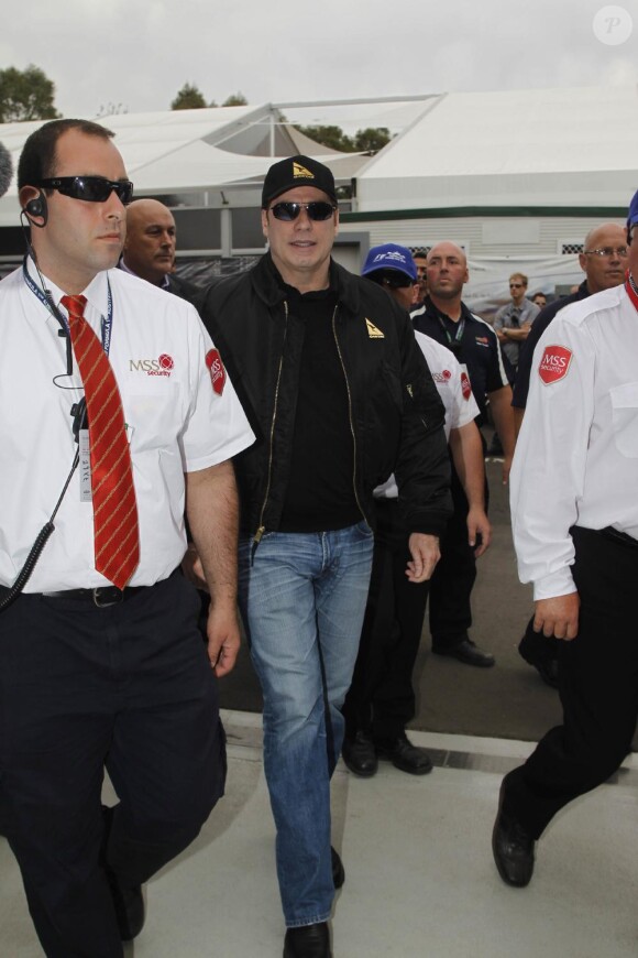 John Travolta, invité d'honneur du Grand Prix de Melbourne le 27 et 28 mars 2010