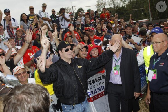 John Travolta, invité d'honneur du Grand Prix de Melbourne le 27 et 28 mars 2010