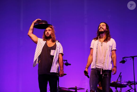 Concert d'adieu du groupe "Frero Delavega" (Jeremy Frerot et Florian Delavega) à Bordeaux. Le 10 juin 2017 © Patrick Bernard-Quentin Salinier / Bestimage 