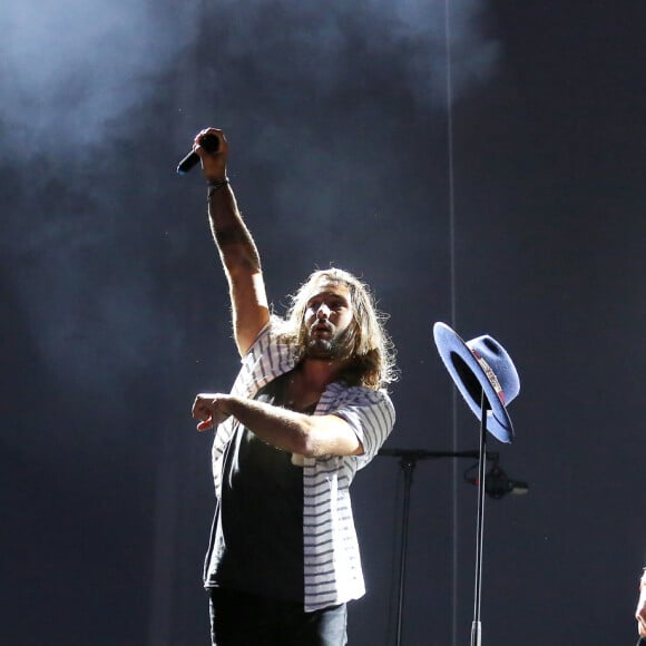 Concert d'adieu du groupe "Frero Delavega" (Jeremy Frerot et Florian Delavega) à Bordeaux. Le 10 juin 2017 © Patrick Bernard-Quentin Salinier / Bestimage 