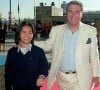 Gilbert Bécaud aurait eu 97 ans aujourd'hui...Gilbert Bécaud et sa fille Noï au Stade de France.