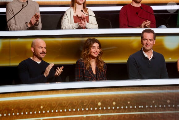 Exclusif - Viktor Vincent, Julie Zenatti, Tanguy Pastureau - Enregistrement de l'émission "100% Logique", présentée par C.Féraud et diffusée le 26 octobre sur France 2 © Christophe Clovis / Bestimage