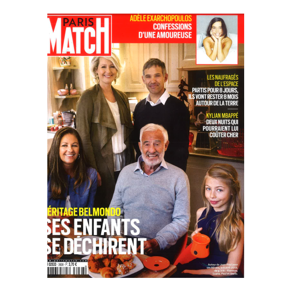 Couverture de Paris Match jeudi 24 octobre 2024
