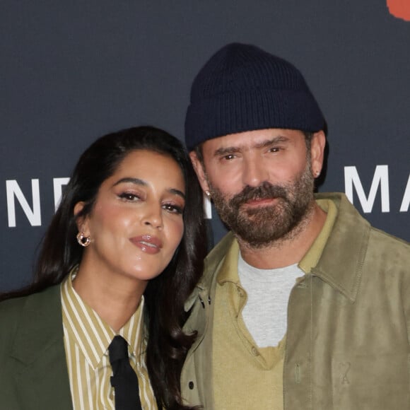 Leïla Bekhti et Alexandre Mattiussi lors de l'avant-première du film "Monsieur Aznavour" au cinéma Le Grand Rex à Paris le 22 octobre 2024. © Coadic Guirec / Bestimage 