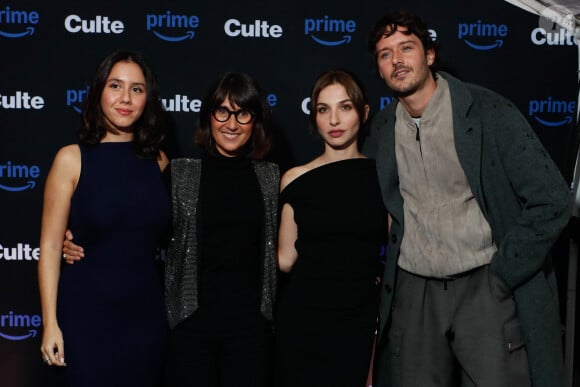 Anaïde Rozam, Alexia Laroche-Joubert, Marie Colomb, César Domboy - Avant-première de la série "Culte" à la Villa Culte à Paris. Le 9 octobre 2024 © Christophe Clovis / Bestimage