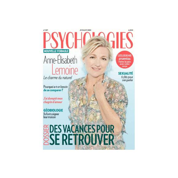 Couverture du magazine "Psychologies" de juillet 2018