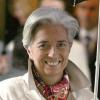 Christine Lagarde, ministre de l'Economie, quitte son hôtel à New York, le Carlyle, en route pour l'université de  Columbia le 29 mars 2010