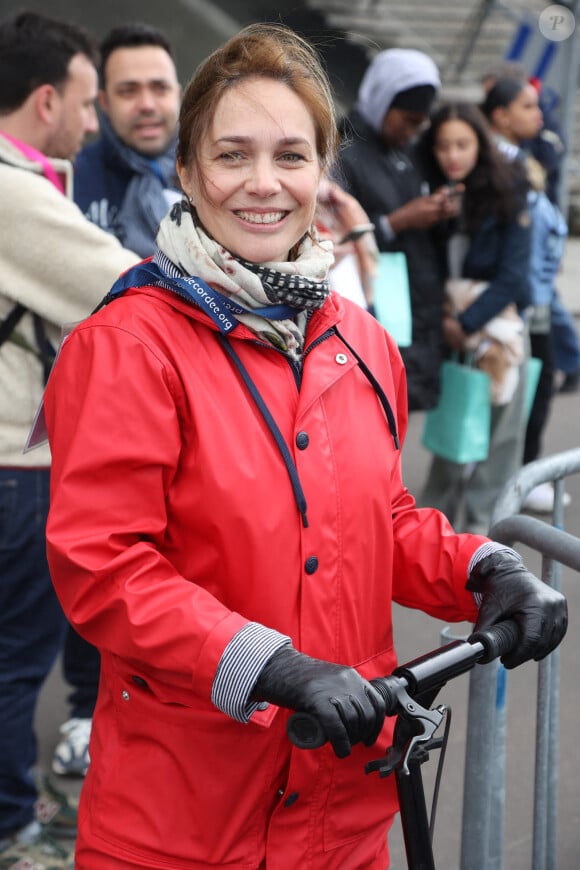 Nathalie Pechalat assiste à 'La Journée Evasion' de l'association Premiers de Cordée, qui se tient au Stade de France, à St-Denis près de Paris, en France, le 24 avril 2024. Photo par Jerome Dominé/ABACAPRESS.COM