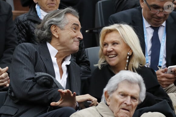 Le philosophe Bernard-Henri Levy assiste à la 1/2 finale des Internationaux de France de tennis BNP Paribas 2016 au stade Roland-Garros, Paris, France, le 3 juin 2016. Photo par Henri Szwarc/ABACAPRESS.COM