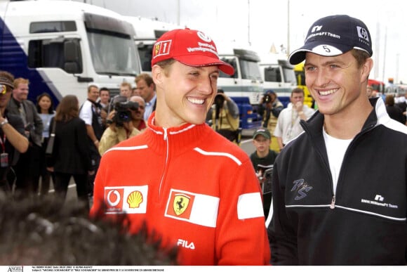 Ralf Schumacher et son frère Michael Schumacher.