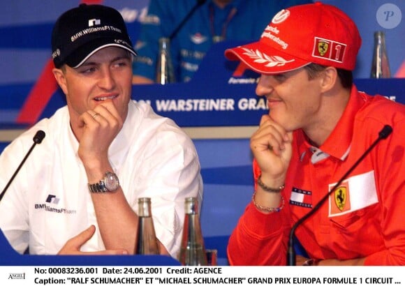 Ralf Schumacher et son frère Michael Schumacher.