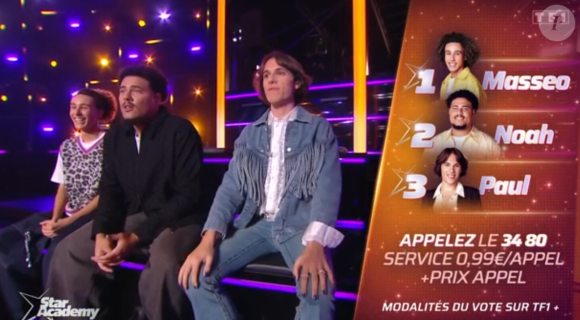 Il était face à Masseo et Noah
Capture du prime de la "Star Academy