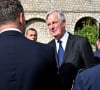 Les "résultats de l'analyse" seront connus "d'ici quelques semaines"
Le Premier ministre Michel Barnier et le ministre de l'Intérieur Bruno Retailleau rencontrent des policiers et des douaniers français lors d'une visite sur le thème des contrôles aux frontières et de la lutte contre l'immigration clandestine, aux postes frontières de Saint-Louis et de Saint-Ludovic, postes frontières entre la France et l'Italie, à Menton, France, le 18 octobre 2024. © Bruno Bebert/Bestimage 