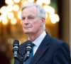 Michel Barnier a été opéré d'une lésion cervicale ce week-end
Le premier ministre Michel Barnier - Le nouveau Premier ministre M.Barnier et le Premier ministre sortant G.Attal lors de la cérémonie de passation des pouvoirs à l'hôtel Matignon à Paris. © Jeanne Accorsini / Pool / Bestimage 