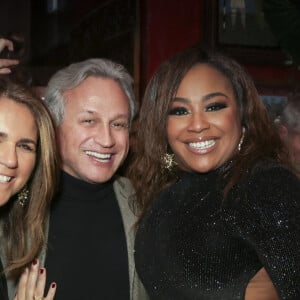 Exclusif - Valérie Benaim, Lionel Stan, Ludivine Retory - Personnalités à la soirée de lancement du livre de V.Benaïm "Il n'est pas celui que vous croyez", paru aux Editions Fayard, au Buddha-Bar à Paris. Le 7 février 2024 © Jack Tribeca / Bestimage