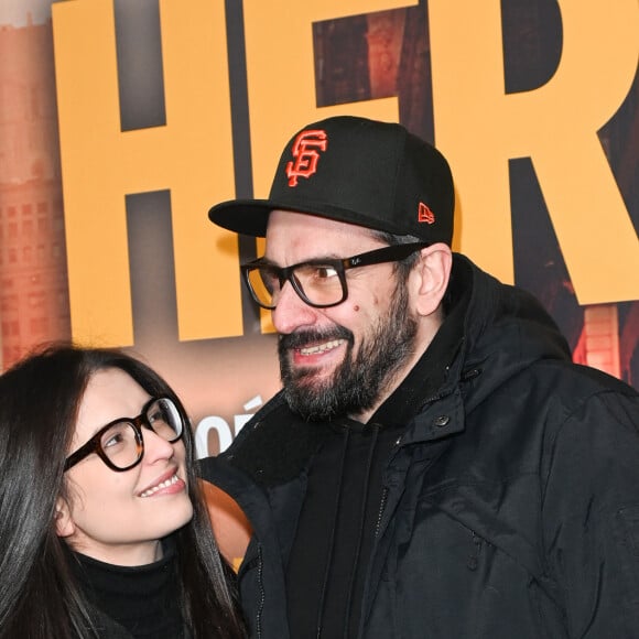 Lucie Bernardoni et son mari Patrice Maktav - Avant-première du film "Mon héroïne" au cinéma UGC Normandie à Paris le 12 décembre 2022. © Coadic Guirec/Bestimage