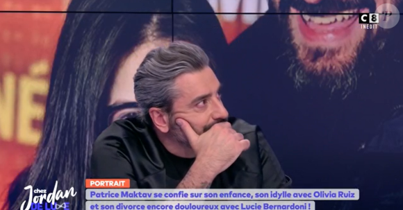 Patrice Maktav très ému à l'évocation de son ex-femme Lucie Bernardoni dans "Chez Jordan", C8