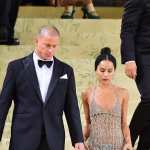 Les amoureux s'étaient rencontrés sur le tournage de Blink Twice sorti en salles en août dernier. 
Zoe Kravitz et Channing Tatum officialisent à la soirée du Met Gala - Channing Tatum, Zoe Kravitz - People à la sortie de la soirée du Met Gala (Met Ball) 2021 "Celebrating In America: A Lexicon Of Fashion" au Metropolitan Museum of Art à New York, le 13 septembre 2021.