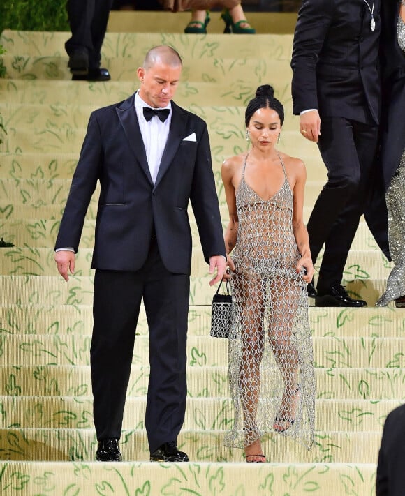 Les amoureux s'étaient rencontrés sur le tournage de Blink Twice sorti en salles en août dernier. 
Zoe Kravitz et Channing Tatum officialisent à la soirée du Met Gala - Channing Tatum, Zoe Kravitz - People à la sortie de la soirée du Met Gala (Met Ball) 2021 "Celebrating In America: A Lexicon Of Fashion" au Metropolitan Museum of Art à New York, le 13 septembre 2021.