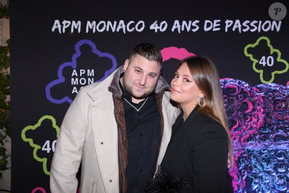 Exclusif - Nico et Daniella Capone - Dîner des 40 ans du bijoutier "APM Monaco" à l'hôtel Plaza Athénée à Paris, France, le 14 décembre 2022. © Rachid Bellak/Bestimage 