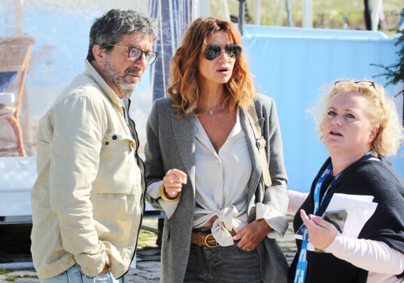 Ingrid Chauvin et son compagnon Philippe Warrin lors de la 26ème Edition du Festival de la Fiction de La Rochelle. Le 14 septembre 2024 © Patrick Bernard / Bestimage