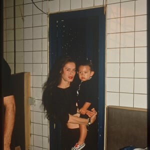 Archives - Bambou et son fils Lulu Gainsbourg en 1988