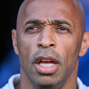 Thierry Henry en tribunes pendant l'épreuve finale de football opposant la France à l'Espagne lors des Jeux Olympiques de Paris 2024 (JO) au Parc des Princes, à Paris, France, le 9 août 2024. © Jacovides-Perusseau/Bestimage