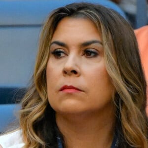 Marion Bartoli en tribunes du tournoi de l'US Open 2024 au parc de Flushing Meadows à New York City, NY, Etats-Unis, le 6 septembre 2024. © Chryslene Caillaud/Panoramic/Bestimage