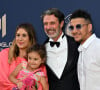 Marion Bartoli avec mari Yahya Boumediene et leur fille Kamilya, Patrick Mouratoglou - 10ème édition du Gala de Charité de Patrick Mouratoglou à l'Académie Mouratoglou à Biot Sophia Antipolis, le 23 juin 2024. © Bruno Bebert/Bestimage