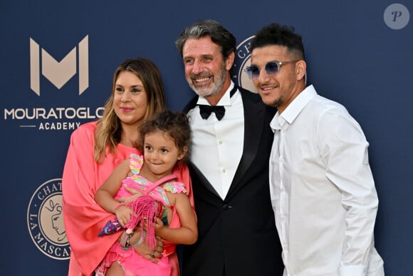 Marion Bartoli avec mari Yahya Boumediene et leur fille Kamilya, Patrick Mouratoglou - 10ème édition du Gala de Charité de Patrick Mouratoglou à l'Académie Mouratoglou à Biot Sophia Antipolis, le 23 juin 2024. © Bruno Bebert/Bestimage