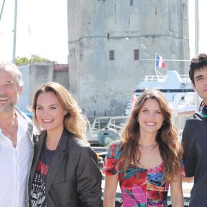 Fabrice Deville, Mélanie Maudran, Lila Guiraud, Sylvain Boccara, Moise Santamaria - Photocall de la série "Un si grand soleil" lors de la 26ème Edition du Festival de la Fiction de La Rochelle. Le 14 septembre 2024 © Patrick Bernard / Bestimage