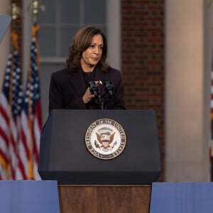 Kamala Harris prononce un discours à l'université Howard après la victoire de Donald Trump à l'élection présidentielle, le 6 novembre 2024. Timothy Wolfer/ZUMA Press Wire / Bestimage