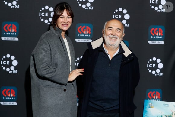 Virginie Hocq, Gérard Jugnot - Avant-première du film "On aurait dû aller en Grèce" au Cinéma CGR Porte des Lilas à Paris le 7 novembre 2024. © Christophe Clovis / Bestimage 