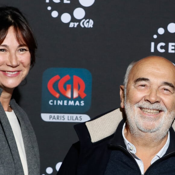 Virginie Hocq, Gérard Jugnot - Avant-première du film "On aurait dû aller en Grèce" au Cinéma CGR Porte des Lilas à Paris le 7 novembre 2024. © Christophe Clovis / Bestimage 