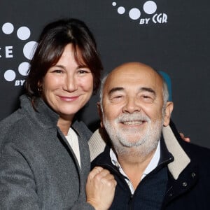 Virginie Hocq, Gérard Jugnot - Avant-première du film "On aurait dû aller en Grèce" au Cinéma CGR Porte des Lilas à Paris le 7 novembre 2024. © Christophe Clovis / Bestimage 