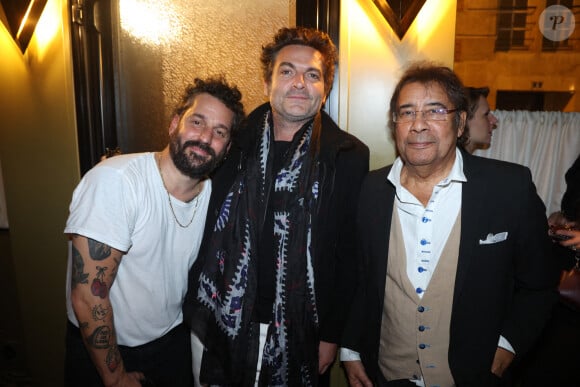 Exclusive - Sylvain Quimene, Matthieu Chedid et Laurent Voulzy à la soirée ‘Le Flirt’ Club Opening Party le 7 novembre 2024 à Paris, France. Photo : Jerome Domine/ABACAPRESS.COM