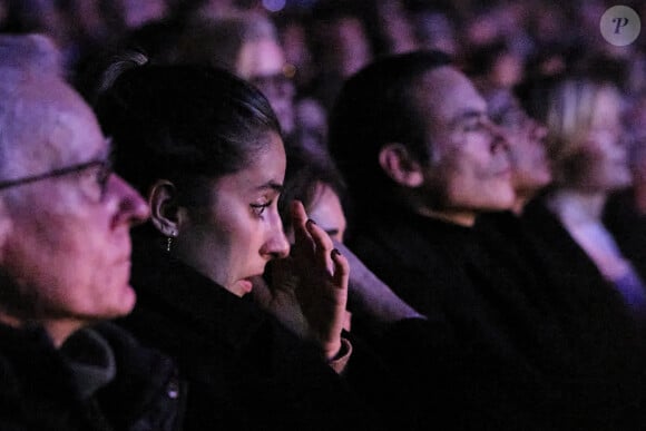 Exclusif - Anthony Delon, Loup Delon, Liv Delon lors de la soirée hommage Ciné-concert symphonique "Alain Delon, le dernier Samouraï" au palais des congrès à Paris le 8 novembre 2024 le jour de son anniversaire. Pour cette soirée, le chef d'orchestre Vahan Mardirossian a dirigé l'orchestre symphonique de Douai. © Moreau / Jacovides / Bestimage 