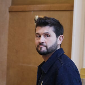 Christophe Beaugrand lors du lancement de 'Une Jonquille contre le cancer' à Paris le 12 Mars 2024. © Denis Guignebourg/Bestimage