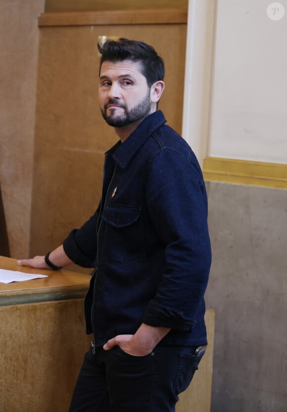 Christophe Beaugrand lors du lancement de 'Une Jonquille contre le cancer' à Paris le 12 Mars 2024. © Denis Guignebourg/Bestimage