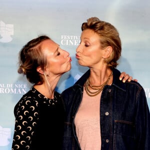 Audrey Lamy et sa soeur Alexandra Lamy - 6ème édition du festival Cinéroman à Nice le 1er octobre 2024. © Dominique Jacovides - Bruno Bebert / Bestimage