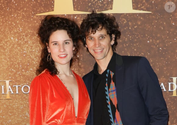 Maud Oulhen et Arnaud Préchac - Avant-première du film "Gladiator 2" au cinéma Pathé Palace à Paris le 10 novembre 2024. © Coadic Guirec / Bestimage 