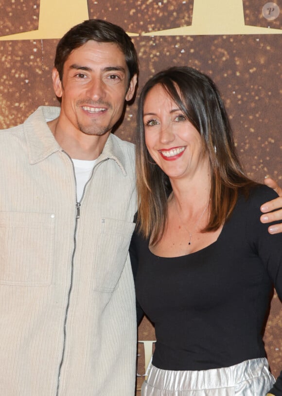 Claude Dartois et sa compagne Virginie Milano - Avant-première du film "Gladiator 2" au cinéma Pathé Palace à Paris le 10 novembre 2024. © Coadic Guirec / Bestimage 