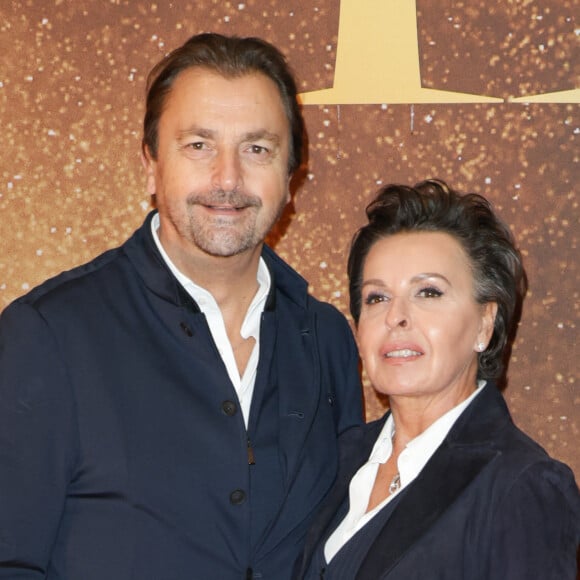 Henri Leconte et sa compagne Maria Dowlatshahi - Avant-première du film "Gladiator 2" au cinéma Pathé Palace à Paris le 10 novembre 2024. © Coadic Guirec / Bestimage 