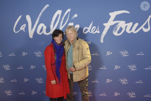 Renaud et sa femme Cerise (Christine Marot) lors de l'avant-première du film "La vallée des fous" au Pathé Wepler à Paris le 12 novembre 2024. © Jack Tribeca / Bestimage