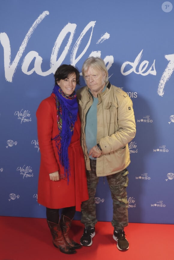 Renaud et sa femme Cerise (Christine Marot) lors de l'avant-première du film "La vallée des fous" au Pathé Wepler à Paris le 12 novembre 2024. © Jack Tribeca / Bestimage